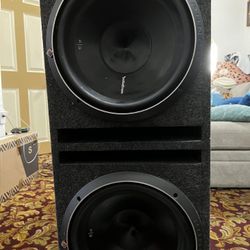2-12” Rockford Fosgate Speakers With Box