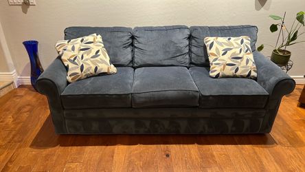Cool Dark Blue Comfy Sofa