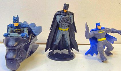 Batman man action figures lot of 3