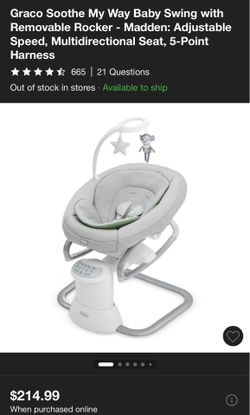 Baby swing
