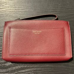 Kate Spade Clutch Purse Maroon