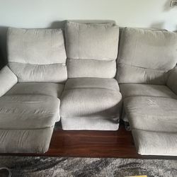3 Seater Light Gray Couch 