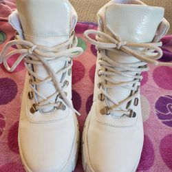 Botas Blancas Plataforma Size 9 Women