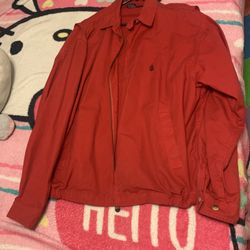 Vintage Red Nautica, Zip Shirt Jacket Pockets Men’s XL