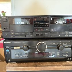 100 Watt Stereo Receivers / Sony-Yamaha/cassette Player