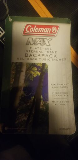 Coleman max best sale elate 65l