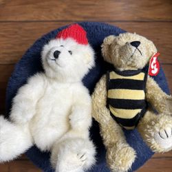 Ty Beanie 2pcs  Beezee & Peppermint Smoke free home