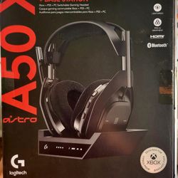 Logitech G ASTRO A50 X LIGHTSPEED Wireless Gaming Headset with Base Station