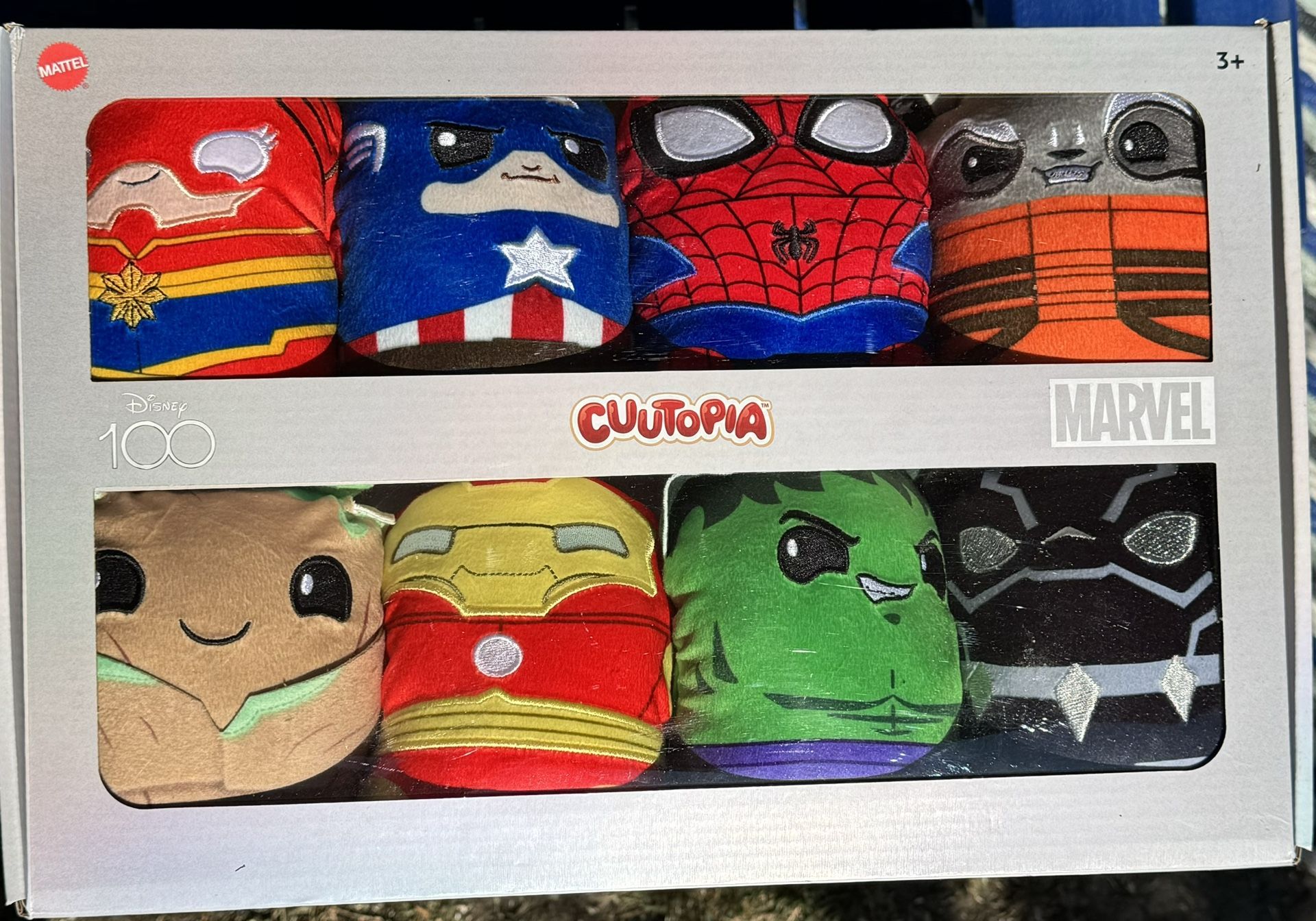Marvel 8 Pack 2023 Cuutopia Disney 100 New!