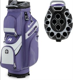 GoGolf 14-Way Molded Lock Top Golf Cart Bag
