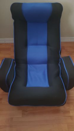 Floor Gaming Chair - Blue/Black