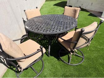Patio table set