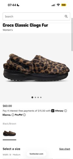 Crocs shoes women’s fur