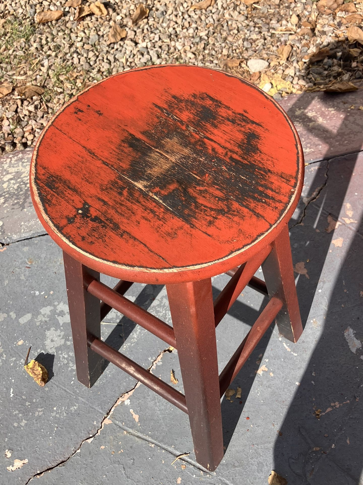 Heavily Relic’d Guitar Stool