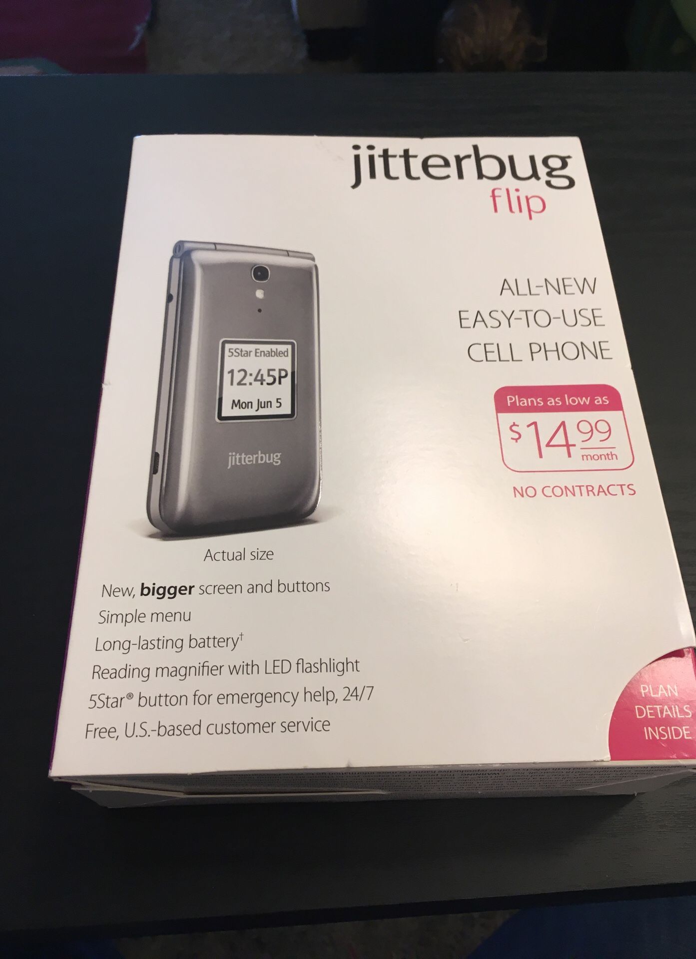Jitterbug flip (Great call service)