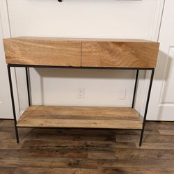 West Elm Wood Console/Entry Way Table