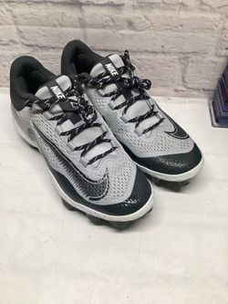 Nike Alpha Huarache Elite 4 Low MCS Mens Baseball Cleats Grey Size 12