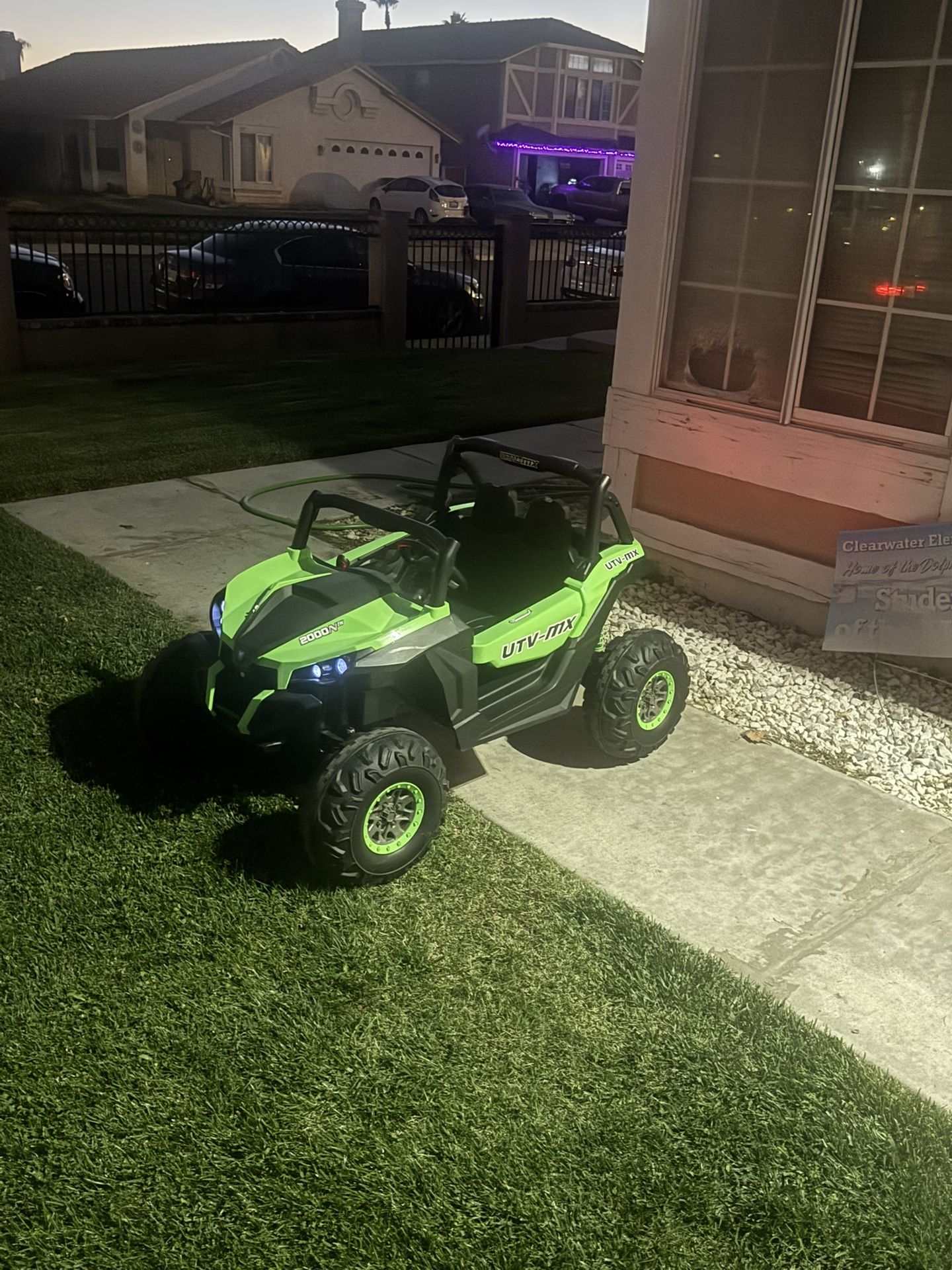Green UTV MX Power Wheels In Like New Condition