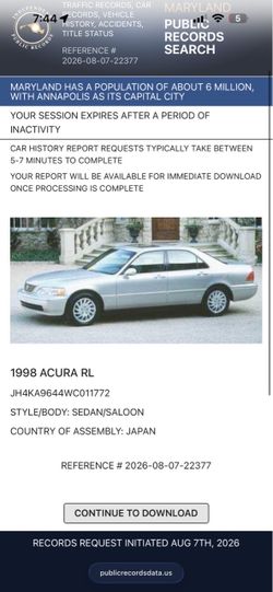 1998 Acura RL