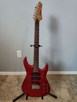 Guitar Research LG33 electric guitar, red