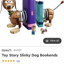 Lego Disney ! Disney™ #43301 Toy Story Slinky Dog Bookends