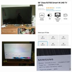 58" Samsung Series 7 Smart TV