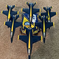 Blue Angel Jets In Formation