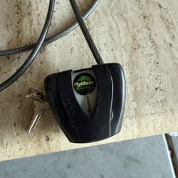 Python bike lock