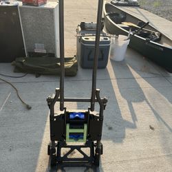 COSCO Shifter Multi-Position Folding Hand Truck and Cart, 300 lb. Weight Capacity, Green