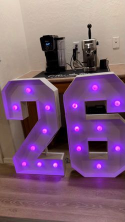Light up sign