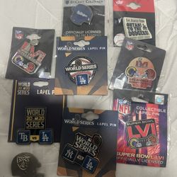 Rams & Raiders & Dodgers Pins 