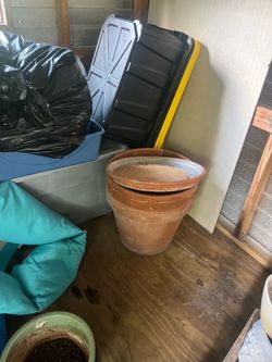 Various clay pots