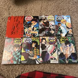 Demon Slayer Manga 1-7