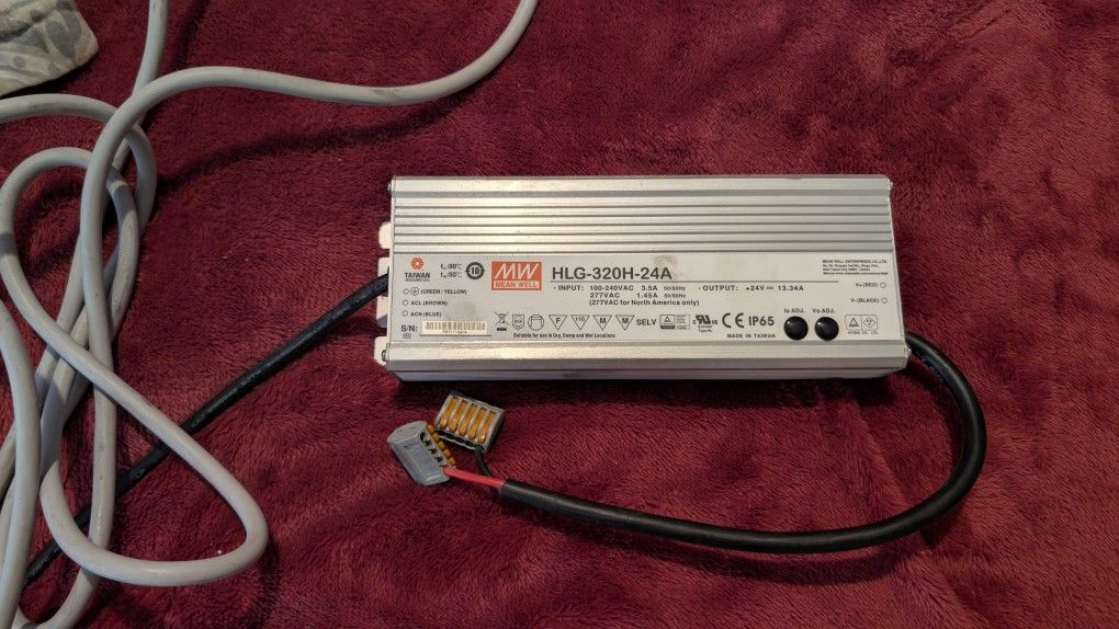 Mean Well HLG-320H-24A LED DRIVER