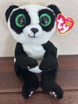 Ty Beanie Boo Panda Plush with Tag