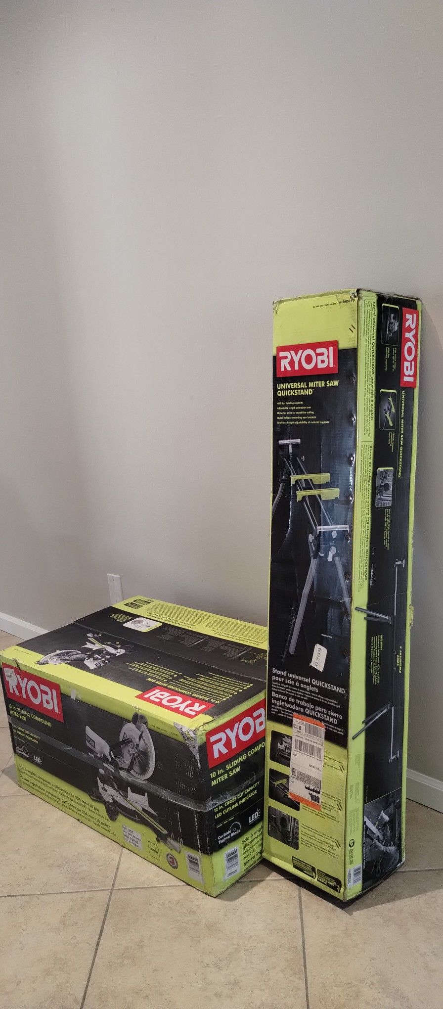 Corded Sliding Compound Miter Saw and Universal Miter Saw QUICKSTAND