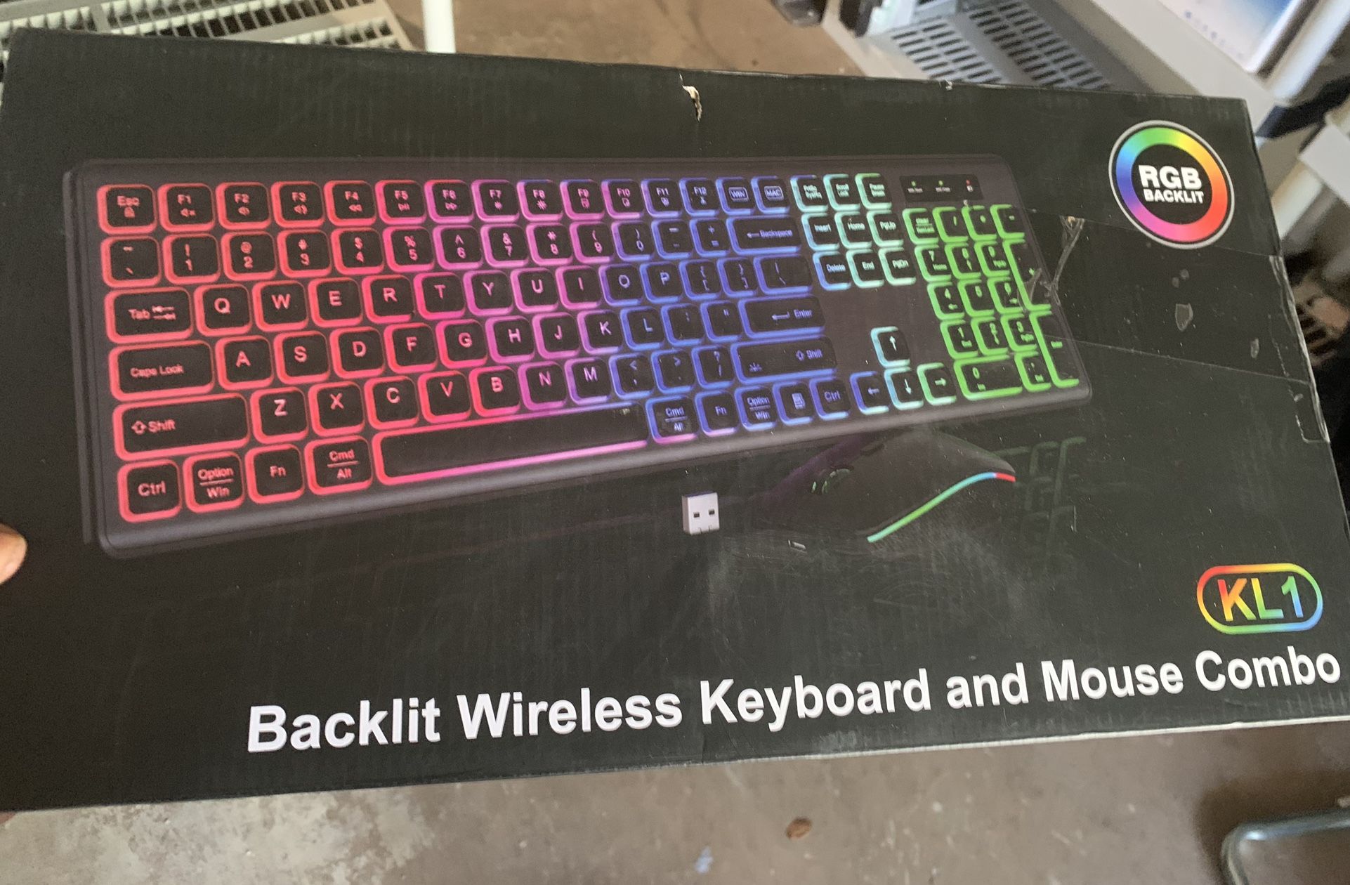 Multicolor Keyboard & Mouse