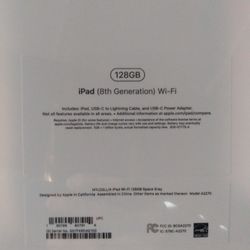 128 Gb iPad 8th Gen 