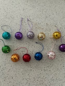 Small Disco Ball Ornaments
