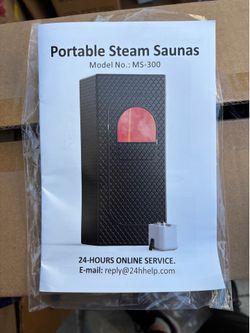 Portable Sauna for Home, Personal SPA Steam Sauna with 10 Min Fast Heating & 9 Levels Heat, Warm Sauna Tent with 3L/1200W Steamer, Folding Chair, Remo