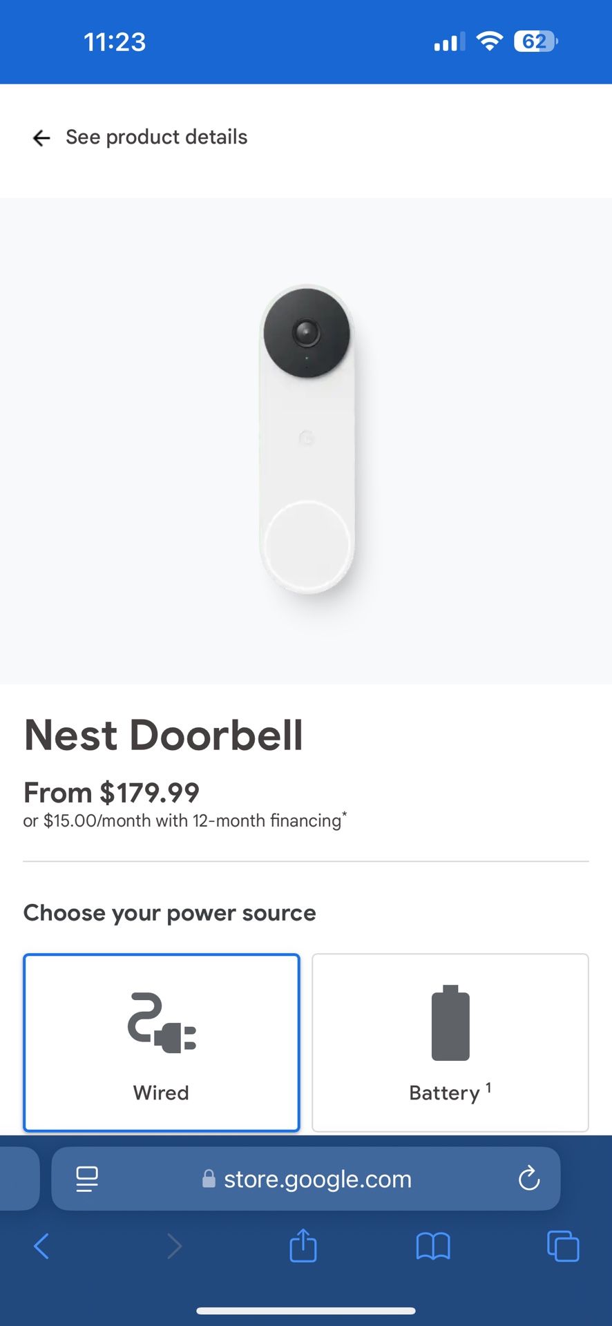 Video Doorbells Google Nest ,ring