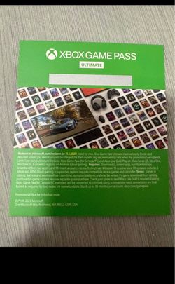 Xbox Game Pass Ultimate for a month