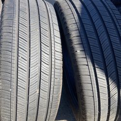 Pair Of 235 55 19 Michelin Tires 