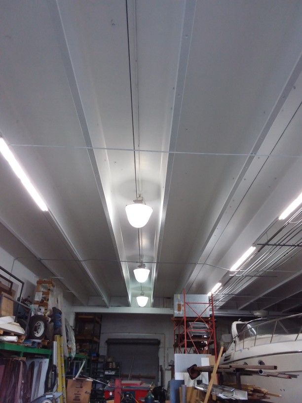 GE Small Ballast ASM Light Fixture 250v Indoor Lot Of 7