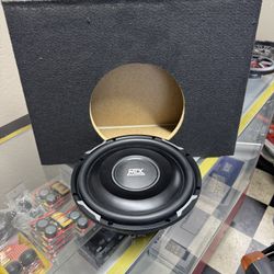 Mtx 10 Inch Shallow Mount Subwoofer With Box New Cheap $120 
