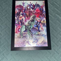 Marvel avengers painting
