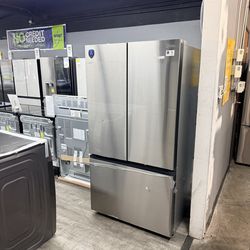 🔥MIDEA COUNTER DEPTH STAINLESS STEEL REFRIGERATOR 🔥 WITH WATER AND ICE DISPENSER INSIDE🔥