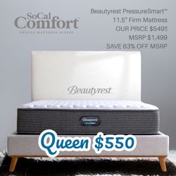 Beautyrest PressureSmart™ 11.5" Firm Mattress Queen