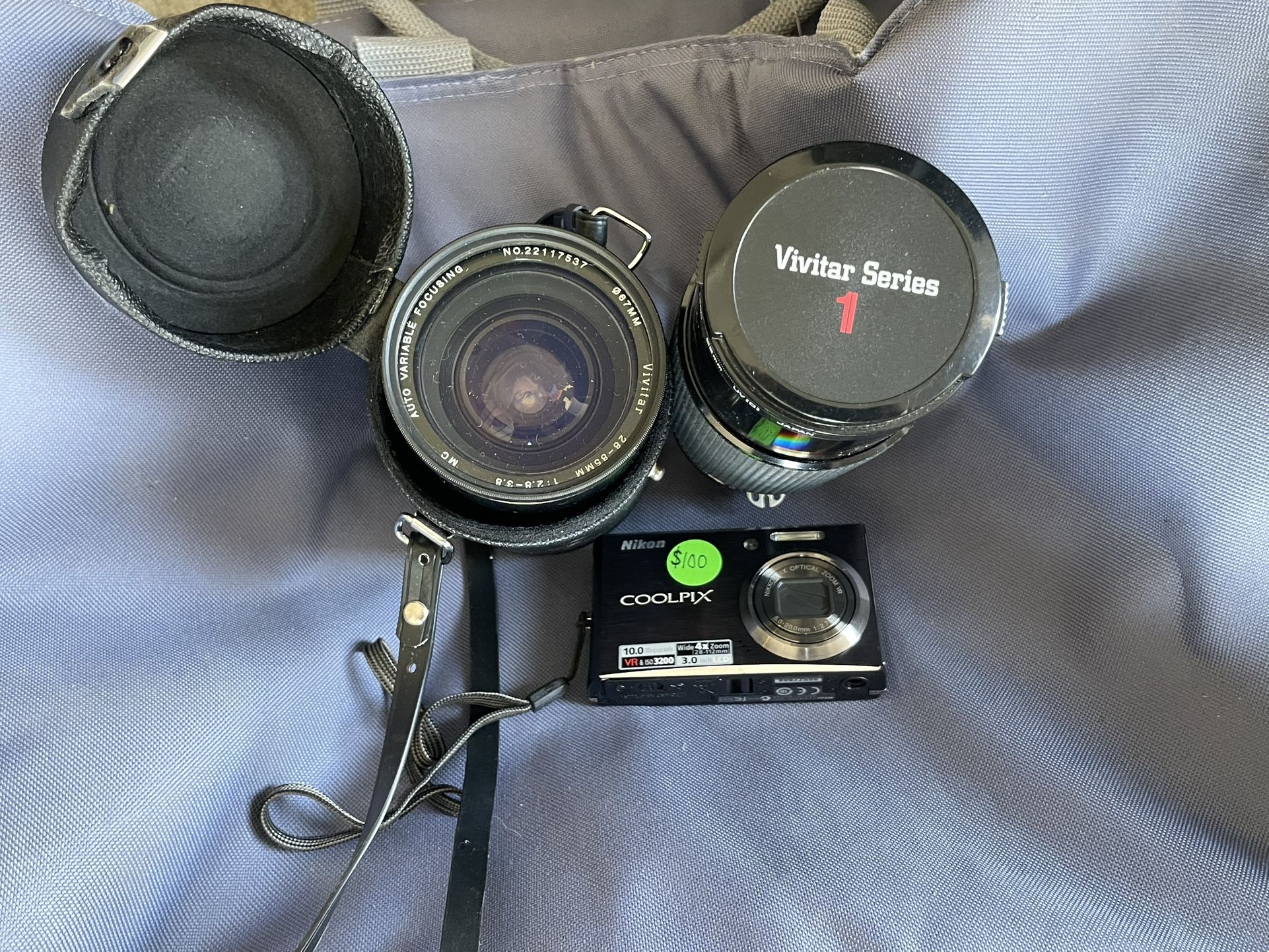 Camera Lenses Vivitar Nikon Accessories