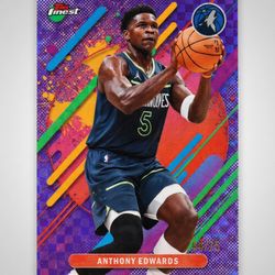 2025 Topps Finest Anthony Edwards Rare /75